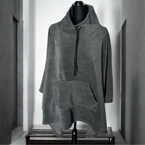 💖 Stylish Fleece Cowl Neck Poncho 💖